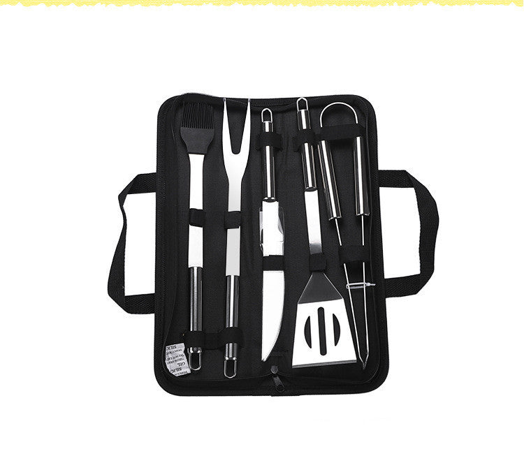 20-teiliges BBQ Grillbesteck Set – Edelstahl Grillzubehör mit Gabel, Wender, Zan