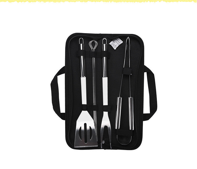 20-teiliges BBQ Grillbesteck Set – Edelstahl Grillzubehör mit Gabel, Wender, Zan