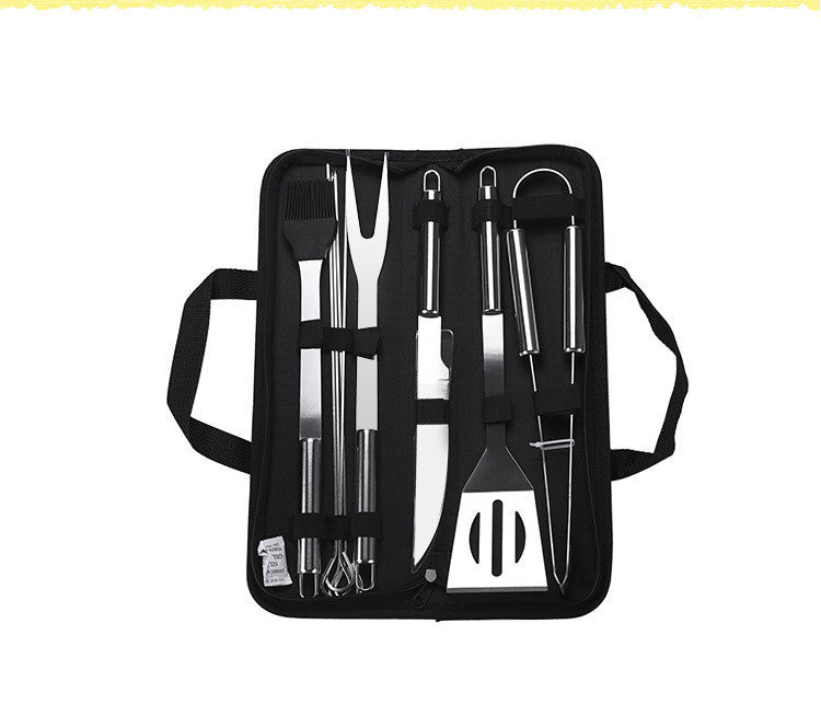 20-teiliges BBQ Grillbesteck Set – Edelstahl Grillzubehör mit Gabel, Wender, Zan