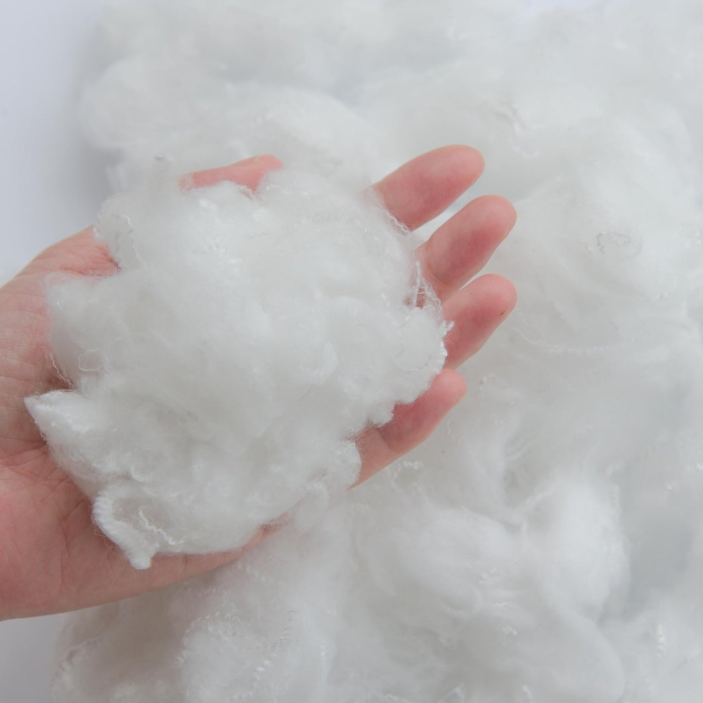 Hollow fibre, filling wadding - hollow fibre bag, 100% fresh fibre material Oeko TEX Standard