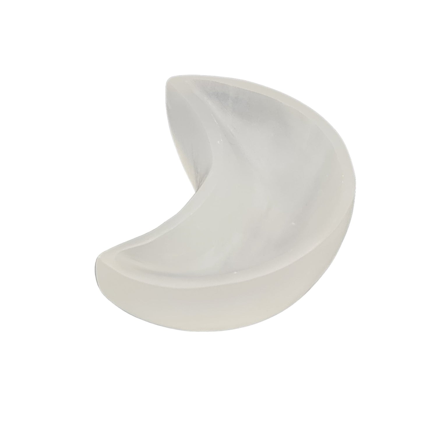 Selenite Round Moon
