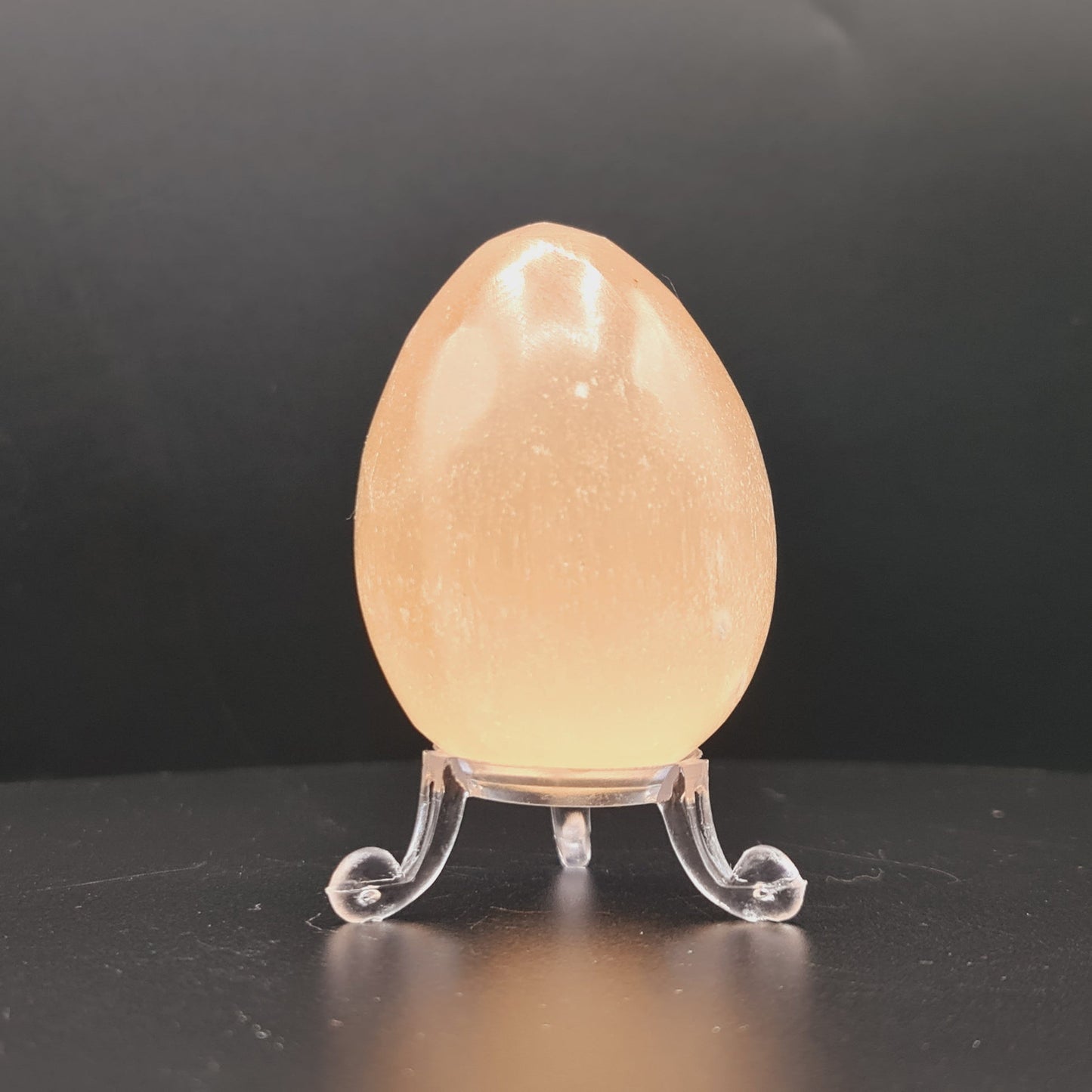 Selenite Charging Crystal Egg - Natural Healing Stone for Energy Cleansing and Meditation