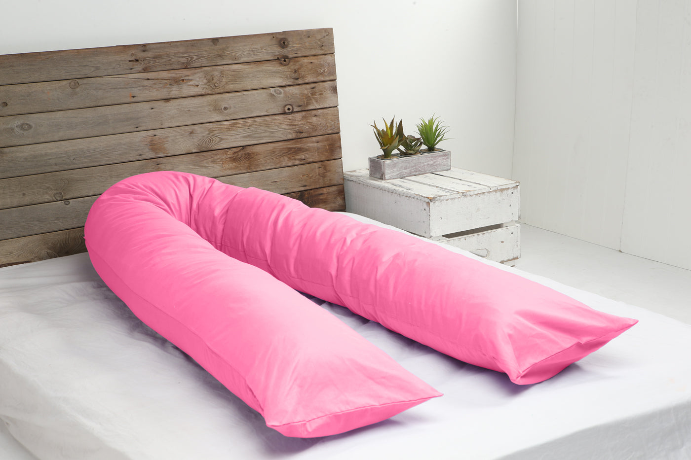 Premium 12ft U-shaped pregnancy pillow - Made in Germany, 3kg soft hollow fiber