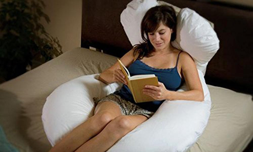Premium 12ft U-shaped pregnancy pillow - Made in Germany, 3kg soft hollow fiber