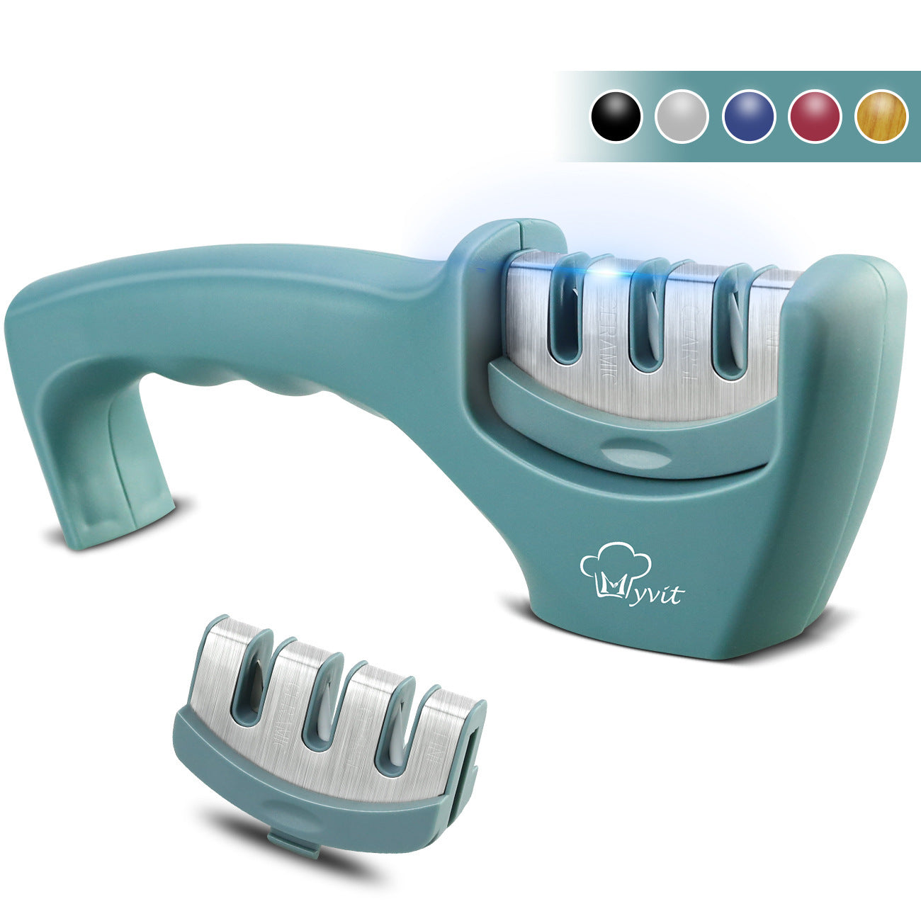 Professioneller Messerschärfer – Diamant- und Wolframstahl-Schleifstein für Küch