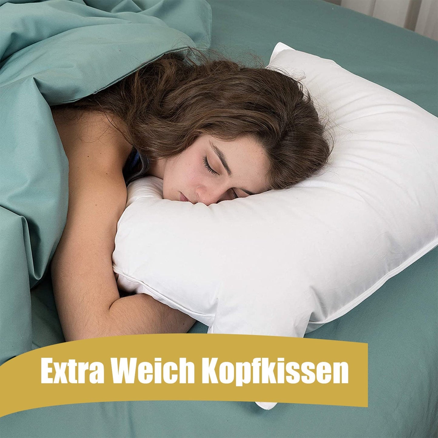 Home decor premium quality pillows, 100% cotton pillows, made in Germany, hotel quality