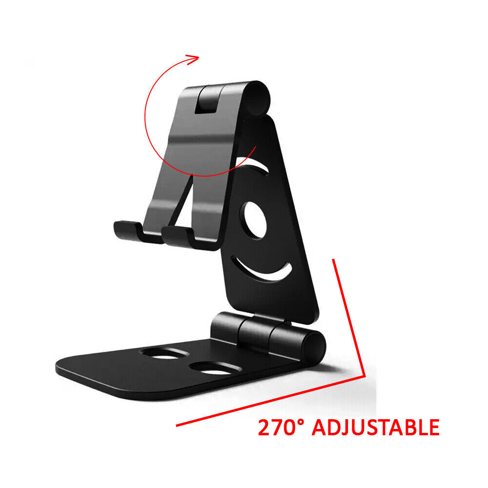 Premium Faltbare Handy- & Tablet-Halterung–Perfekt für Zuhause, Büro & Unterwegs