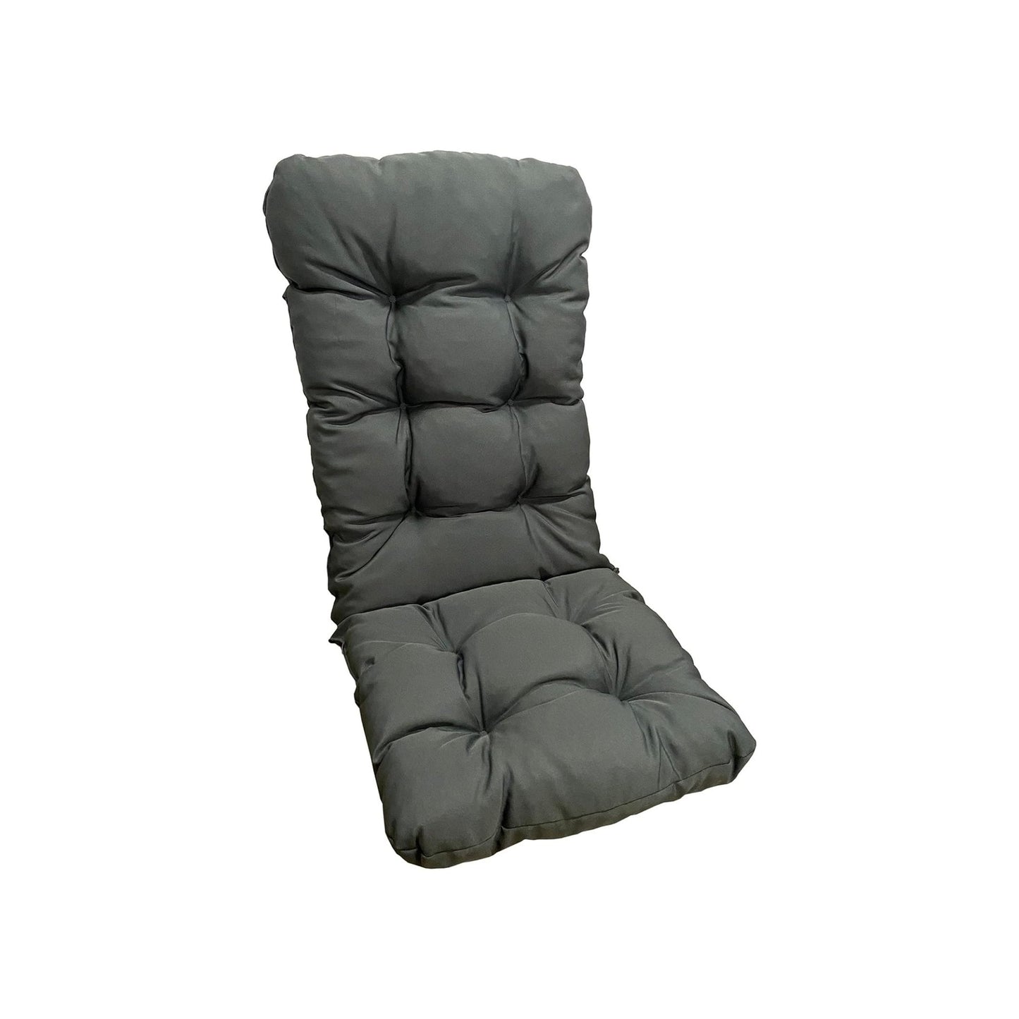 Water-repellent high-back cushion - UV-protected, comfortable seat and back cushions for garden chairs (120 x 50 x 8 cm)