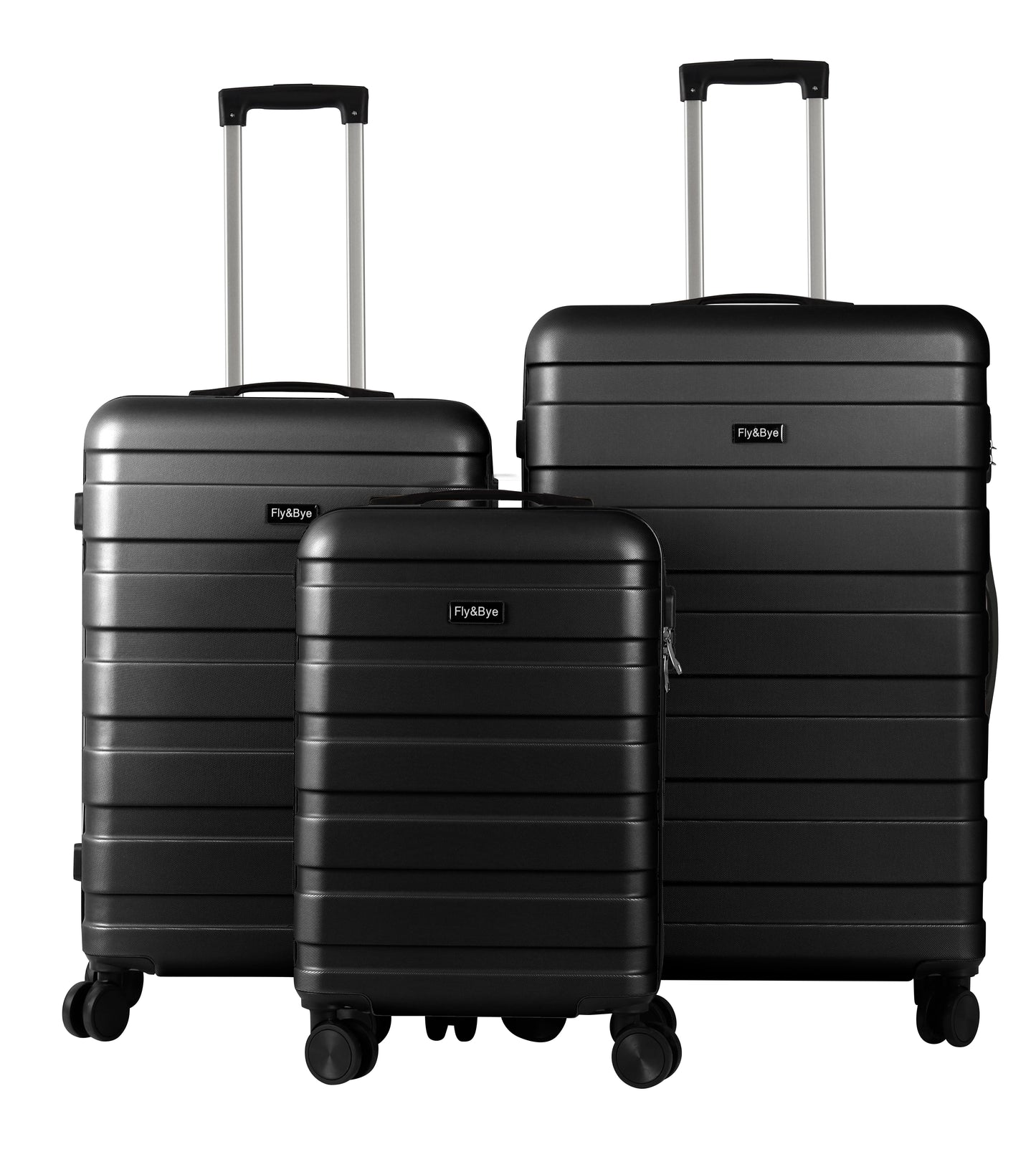 Kofferset 3 Teilig Hartschale Leicht ABS+PC Erweiterbar Reisekoffer Haltbar Trolley Handgepäck Sets mit TSA Schloss und 4 Rollen