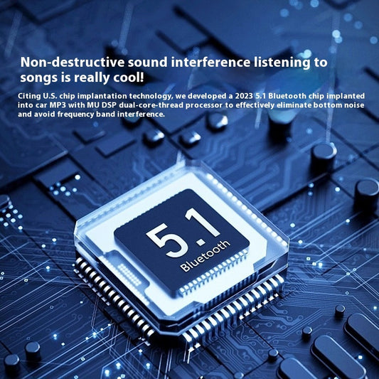 MP3-Player mit Bluetooth-kompatiblem Empfänger und Schnelllade-Autoladegerät