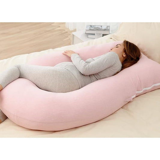 12ft J-shaped upgraded maternity and full body support pillow. Made in Germany