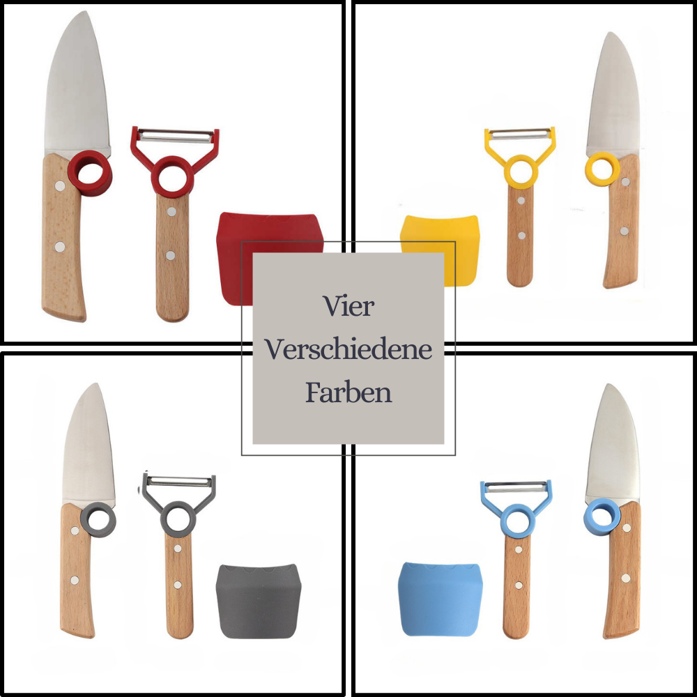 Market Stylez 3-piece children's knife set