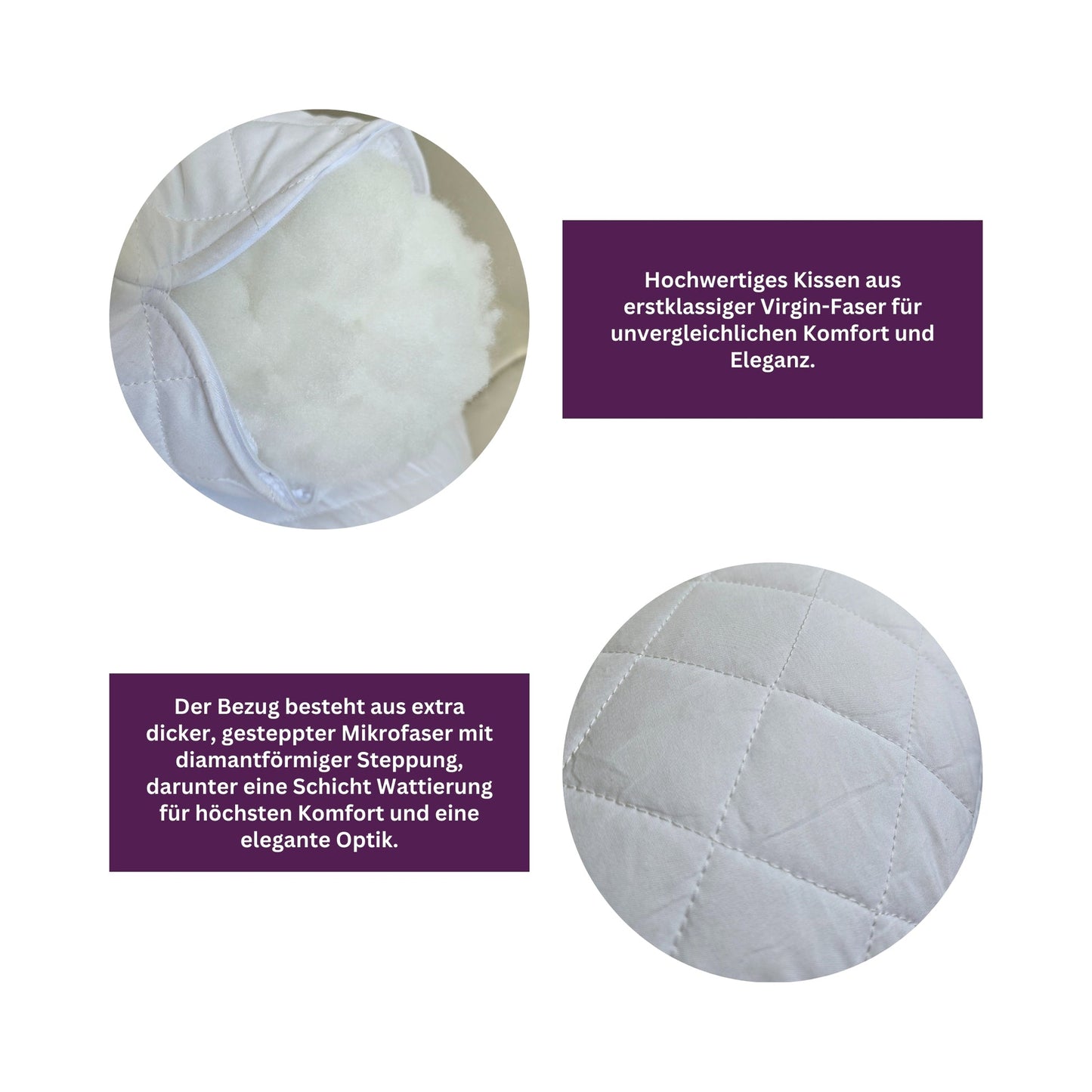 12ft Premium J-shaped pregnancy and support pillow with quilted microfiber cover – Made in Germany