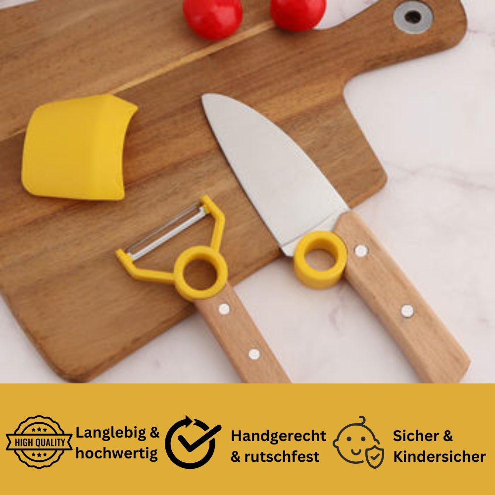 Market Stylez 3-piece children's knife set