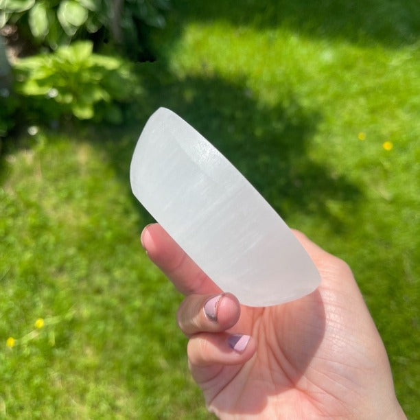 Selenite Round Bowls - Available in Multiple Sizes | Ideal for home and healing