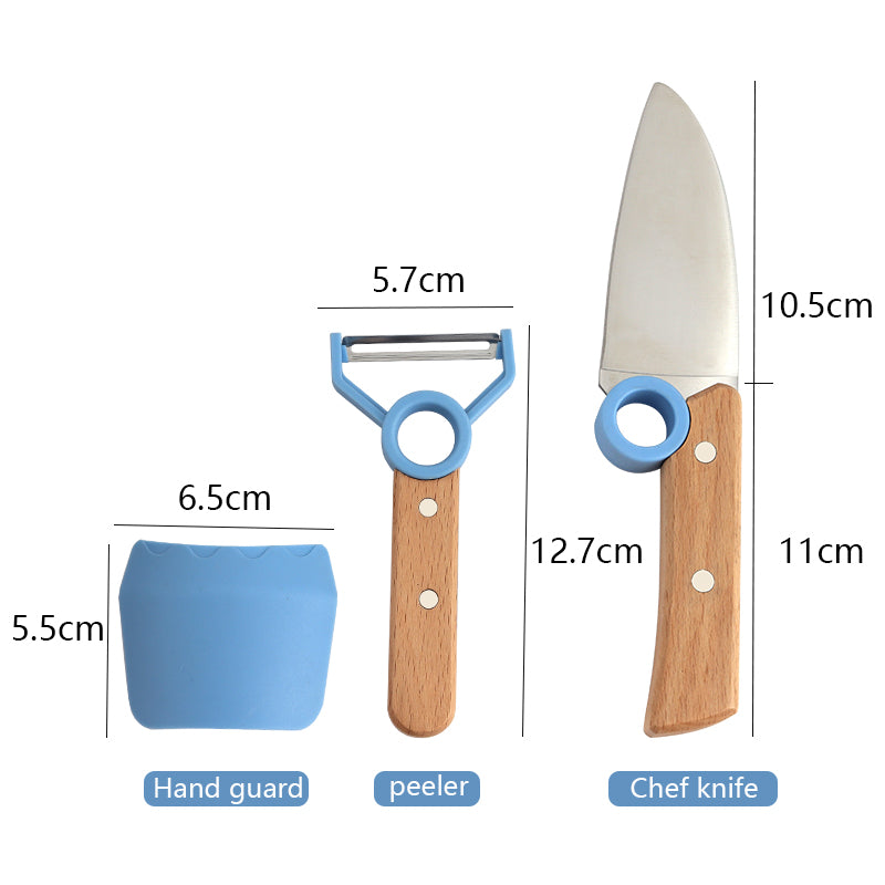 Market Stylez 3-piece children's knife set