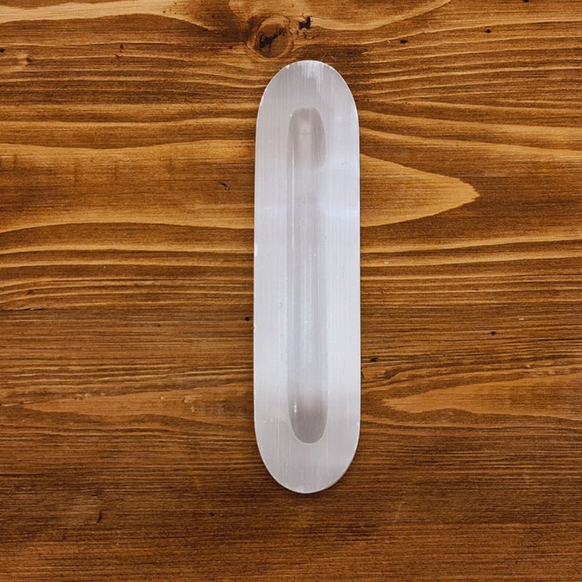 selenite oval tray