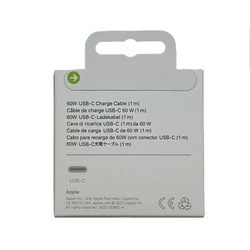 USB C Kabel Weiß 1M Pack, PD 60W USB C auf USB C Schnellladekabel für iPhone 16/16 Pro/16 Plus/15/15 Pro/15 Pro Max, iPad 10th Gen, iPad Air/Pro, MacBook Air/Pro etc