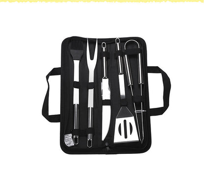 20-teiliges BBQ Grillbesteck Set – Edelstahl Grillzubehör mit Gabel, Wender, Zan