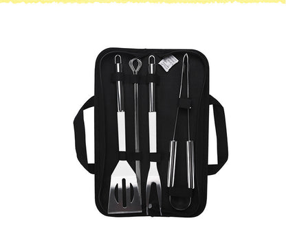 20-teiliges BBQ Grillbesteck Set – Edelstahl Grillzubehör mit Gabel, Wender, Zan