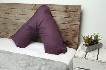 V-pillow with pillowcase in the color of your choice