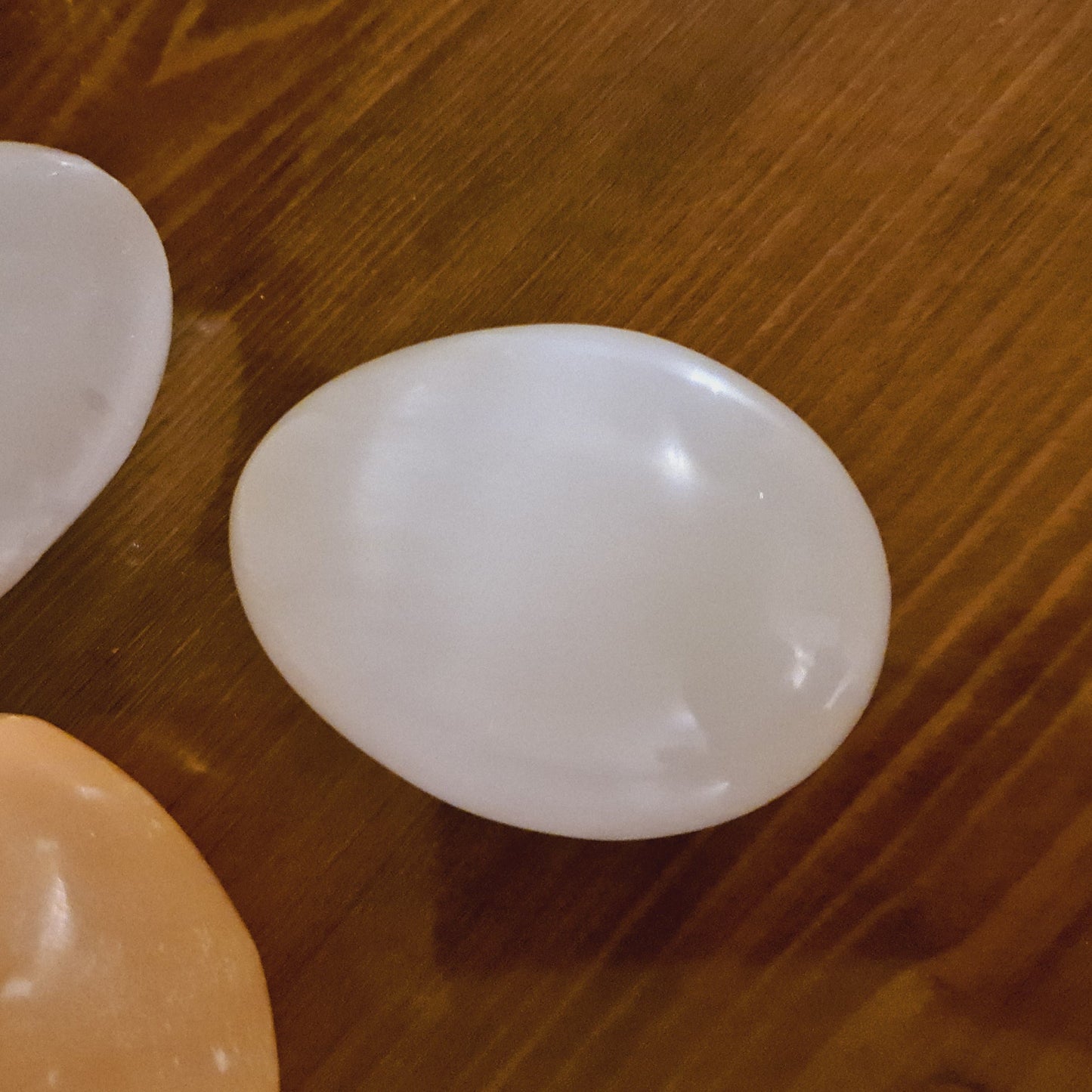 Selenite Charging Crystal Egg - Natural Healing Stone for Energy Cleansing and Meditation