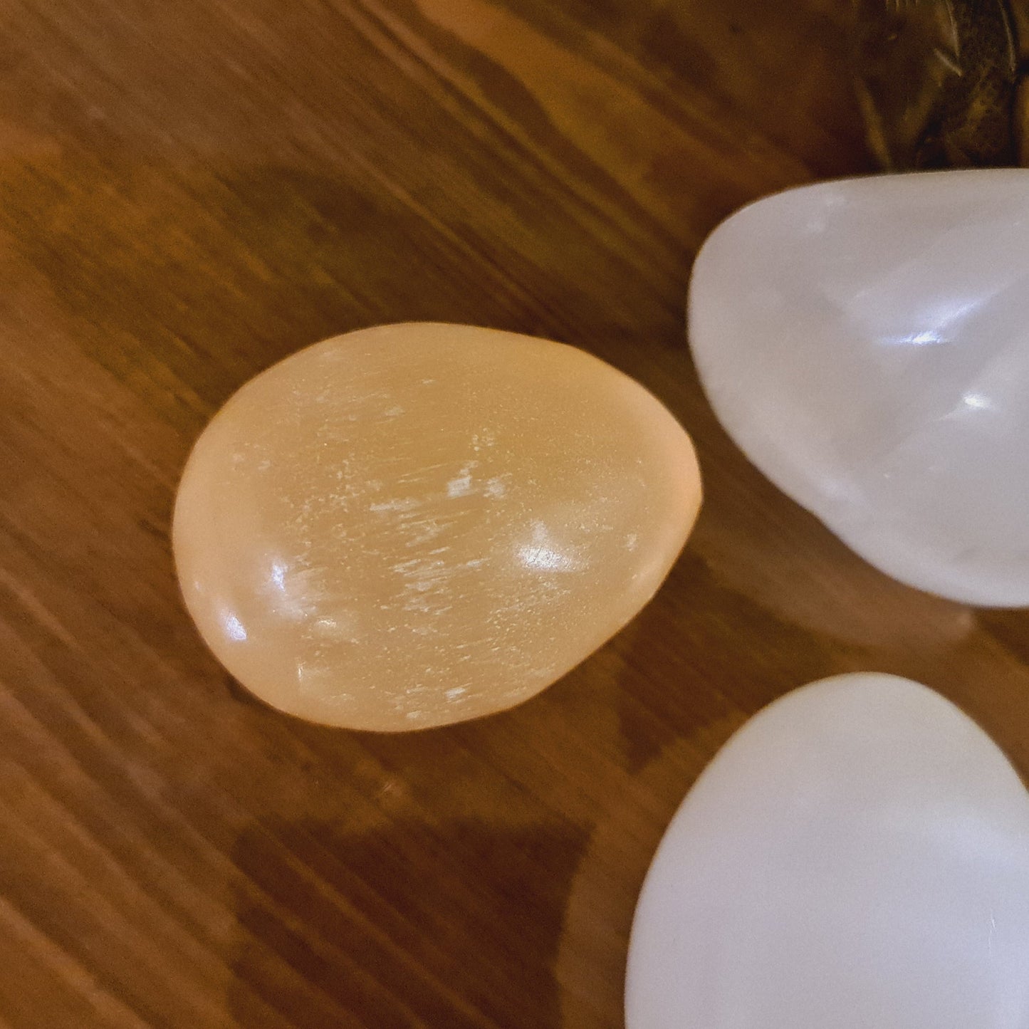 Selenite Charging Crystal Egg - Natural Healing Stone for Energy Cleansing and Meditation