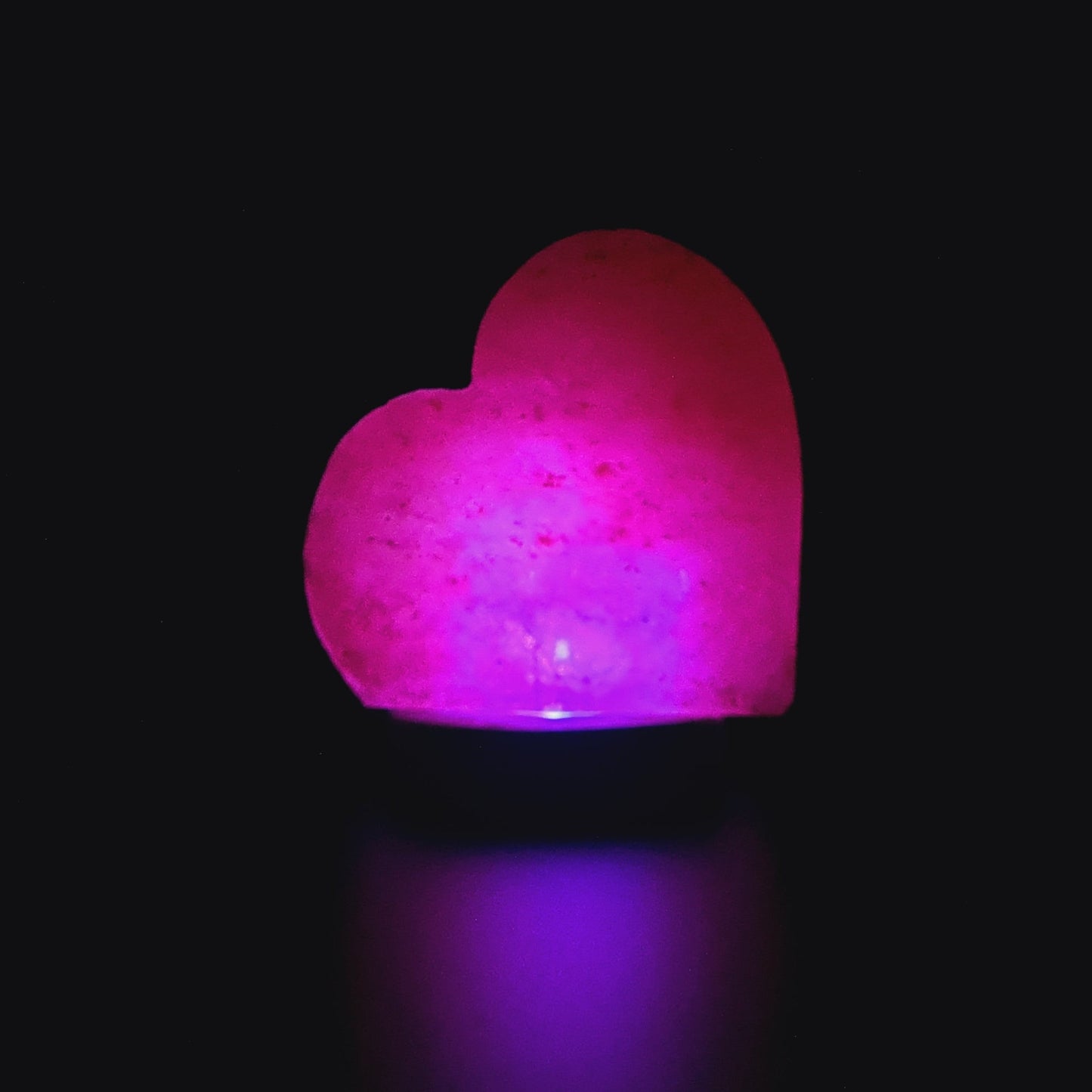 Himalaya USB color changing lamp - heart