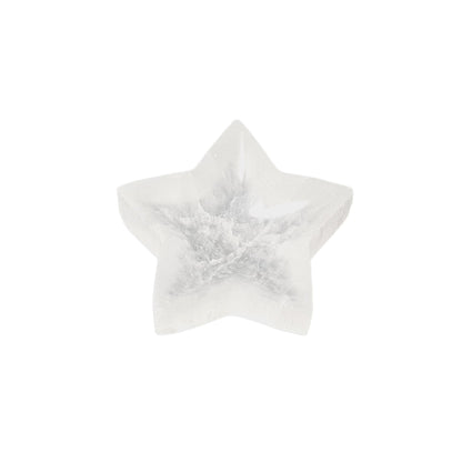 Selenite charging cradle 10cm - star