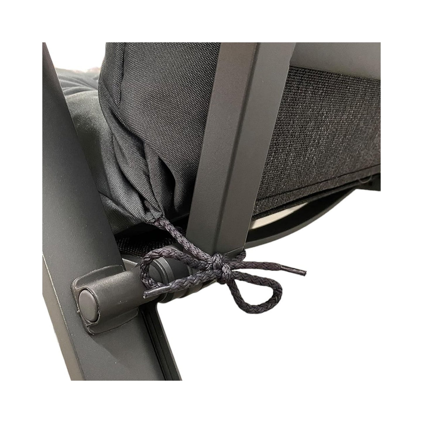 Water-repellent high-back cushion - UV-protected, comfortable seat and back cushions for garden chairs (120 x 50 x 8 cm)