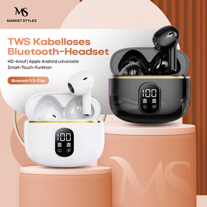 Marketstylez Bluetooth 5.3 Kopfhörer f. Samsung/Iphone In-Ear Kabellos Ohrhörer Touch Headset