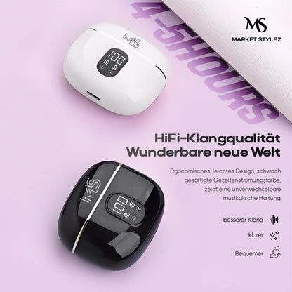 Marketstylez Bluetooth 5.3 Kopfhörer f. Samsung/Iphone In-Ear Kabellos Ohrhörer Touch Headset