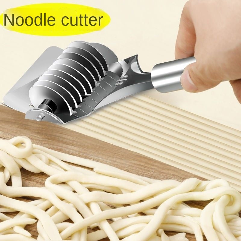Manuelle Nudelmaschine aus Edelstahl – Nudel Schneider & Teigroller für Pasta