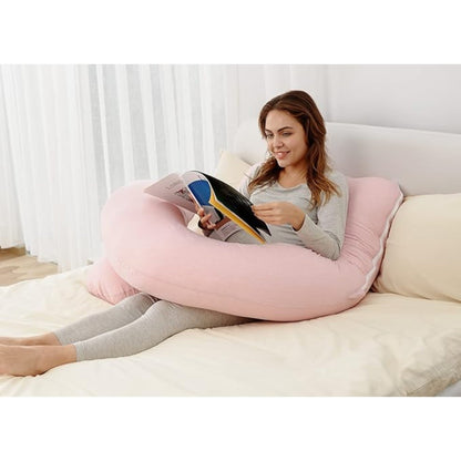 12ft J-shaped upgraded maternity and full body support pillow. Made in Germany