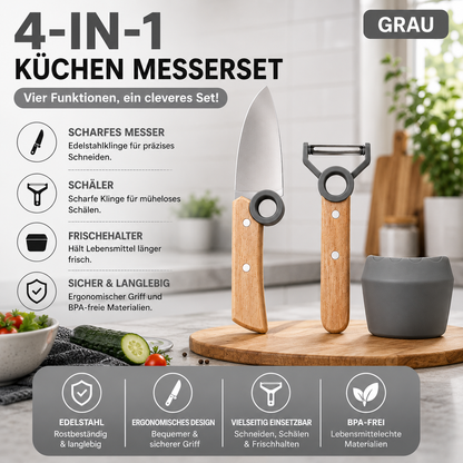 Market Stylez 3-teiliges Kindermesserset