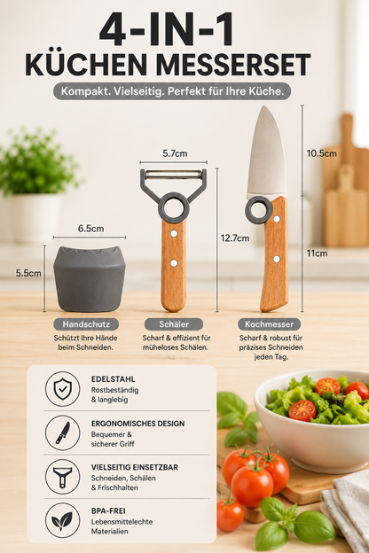 Market Stylez 3-teiliges Kindermesserset