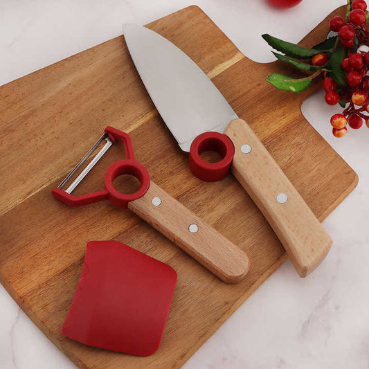 Market Stylez 3-piece children's knife set