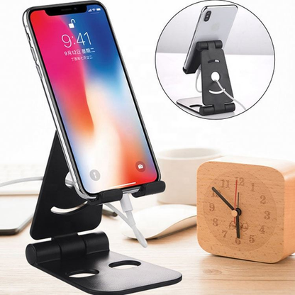 Premium Faltbare Handy- & Tablet-Halterung–Perfekt für Zuhause, Büro & Unterwegs
