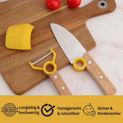 Market Stylez 3-piece children's knife set