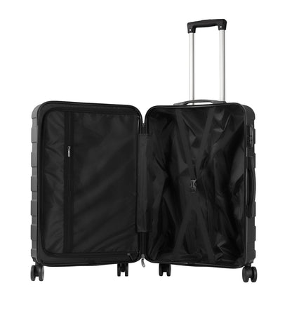 Kofferset 3 Teilig Hartschale Leicht ABS+PC Erweiterbar Reisekoffer Haltbar Trolley Handgepäck Sets mit TSA Schloss und 4 Rollen