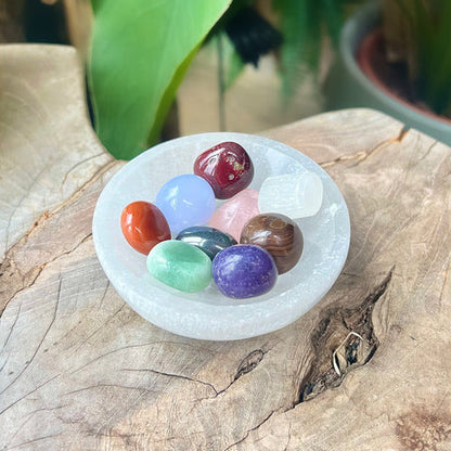 Selenite Round Bowls - Available in Multiple Sizes | Ideal for home and healing