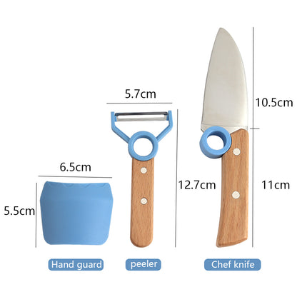 Market Stylez 3-piece children's knife set